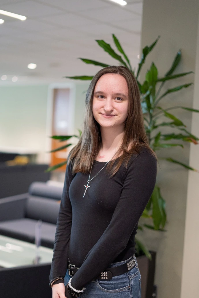 One of our founders, Katie